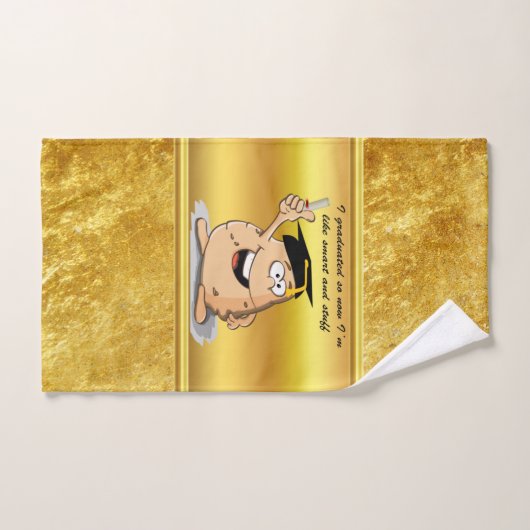 Afstuderen aardappel met een graad bad handdoek (Handdoek)