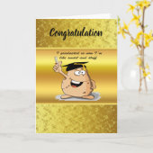 Afstuderen aardappel met een graad kaart (Gele Bloem)