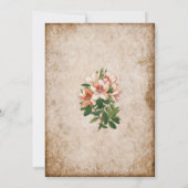 Afstuderen Abrikozen Lilies Kaart (Achterkant)