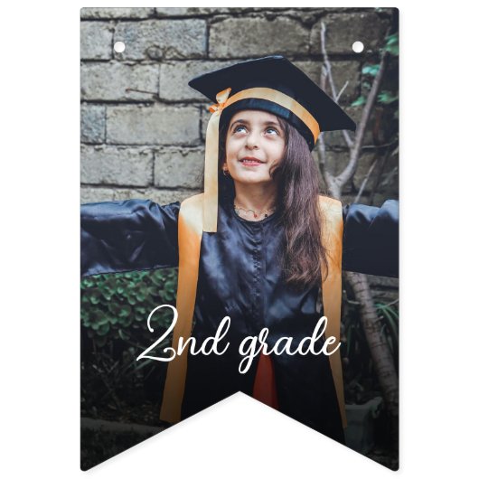 Afstuderen Achievements Grade Niveaus Foto's Moder Vlaggetjes (Tweede vlag)