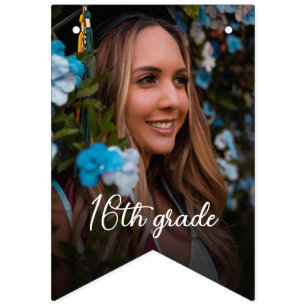Afstuderen Achievements Grade Niveaus Foto's Moder Vlaggetjes