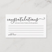 Afstuderen Advice en Well Wishes Kaart (Voorkant)