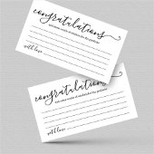 Afstuderen Advice en Well Wishes Kaart