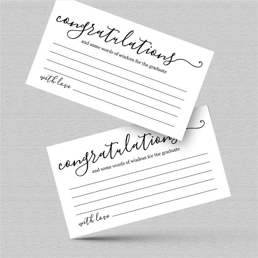 Afstuderen Advice en Well Wishes Kaart