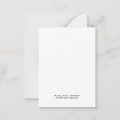 Afstuderen Advice Kaart Graduation Party Game Notitiekaartje (Achterkant)