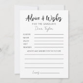 Afstuderen Advies & Wensen 2025 Afstudeerder Party Feestdagenkaart (Voorkant)