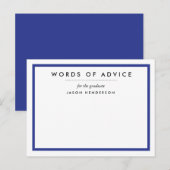 Afstuderen Adviezenkaarten Advieskaart (Voorkant / Achterkant)