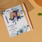 Afstuderen Afbeelding Bloemen 2024 Kaart Uitnodigi