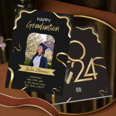 Afstuderen Afbeelding gouden lint Kaart 2024