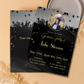 Afstuderen Afbeelding Modern 2024 Kaart Uitnodigin