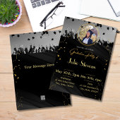 Afstuderen Afbeelding Modern 2024 Kaart Uitnodigin