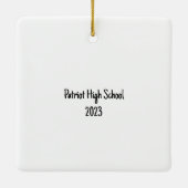 Afstuderen Afloopklep Keramisch Ornament (Achterkant)