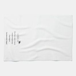 Afstuderen Afloopklep Theedoek