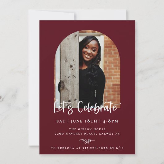 Afstuderen afspelen aankondiging (Achterkant)