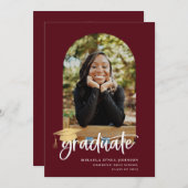 Afstuderen afspelen aankondiging (Voorkant / Achterkant)