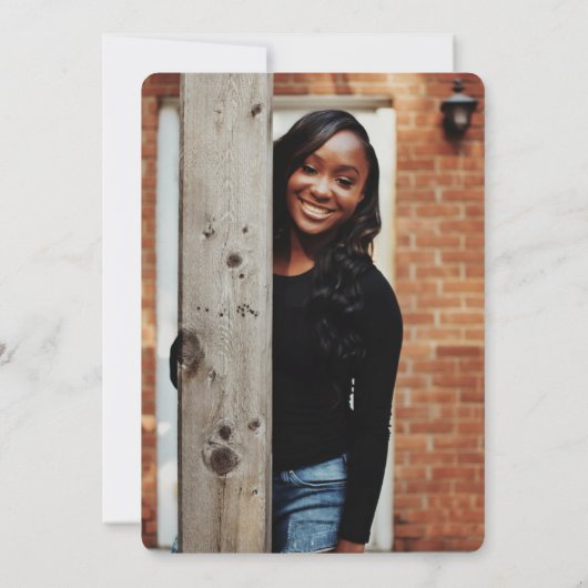 Afstuderen afspelen aankondiging (Achterkant)