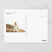 Afstuderen Afstudeerder Aankondiging Foto minimali Briefkaart (Achterkant)