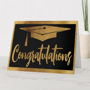 Afstuderen Afstudeerder Felicitaties Elegant Moder Kaart