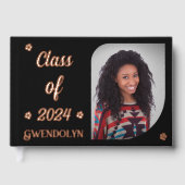 Afstuderen Afstudeerder Foto Afstuderen Goud Gastb Gastenboek (Voorkant)