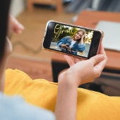 Afstuderen Afstudeerder Gold Calligrafie Eenvoudig Kaart