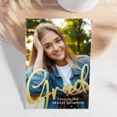 Afstuderen Afstudeerder Gold Calligrafie | Website Kaart