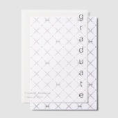 afstuderen Afstudeerder Naam Klasse van 2025 Afstu Vellum Uitnodigingen (Offset (Uitnodiging))