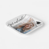 Afstuderen Afstudeerder Party Foto Papieren Bordje (Gebogen)