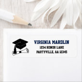 Afstuderen afstudeerder Pet Navy Etiket (Insitu)