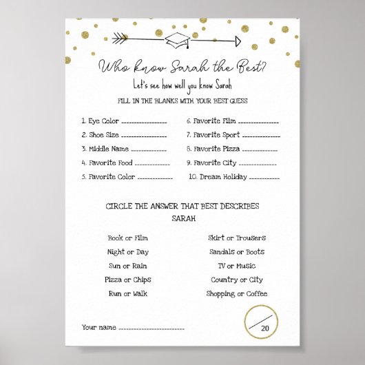 AFSTUDEREN afstudeerder Poster (Voorkant)