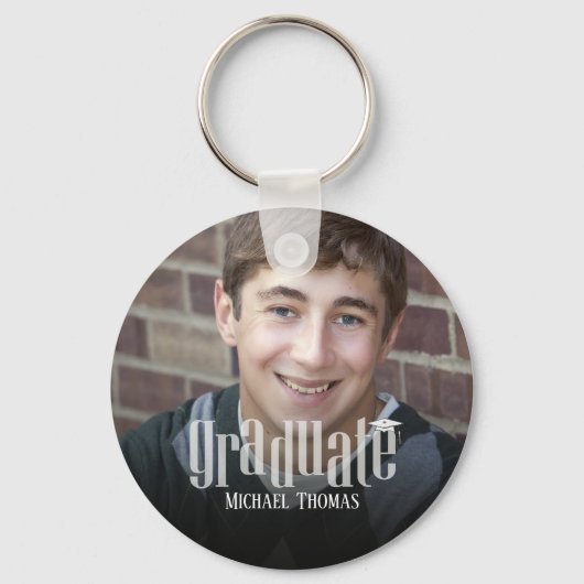 Afstuderen Afstudeerder Typografie Afstuderen Eenv Sleutelhanger (Voorkant)