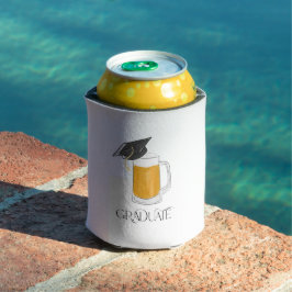 Afstuderen Afstuderen Afstudeerder Pet Bier Blikjeskoeler