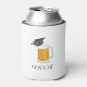 Afstuderen Afstuderen Afstudeerder Pet Bier Blikjeskoeler (Blikje Voorkant)