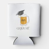 Afstuderen Afstuderen Afstudeerder Pet Bier Klasse Blikjeskoeler (Voorkant)