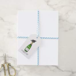 Afstuderen Afstuderen Afstudeerder Pet Champagne C Cadeaulabel