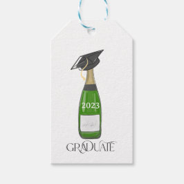 Afstuderen Afstuderen Afstudeerder Pet Champagne C Cadeaulabel