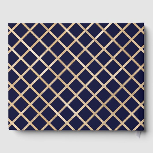 Afstuderen Afstuderen Class Photo Gold Custom Gastenboek (Achterkant)