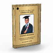 Afstuderen Afstuderen College Gold Custom Fotoblokken (Links)