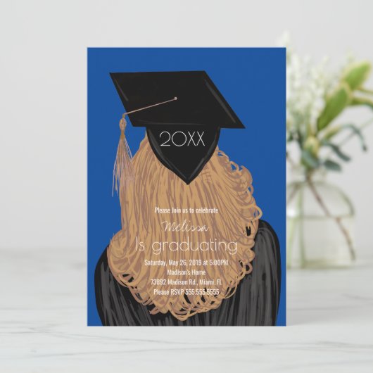 Afstuderen afstuderen College Highschool Kaart (Staand voorkant)