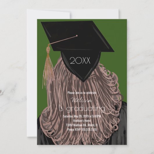 Afstuderen afstuderen College Highschool Kaart (Voorkant)