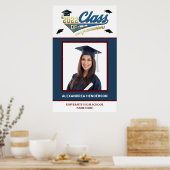 Afstuderen Afstuderen de Klasse de Gefeliciteerd F Poster (Keuken)