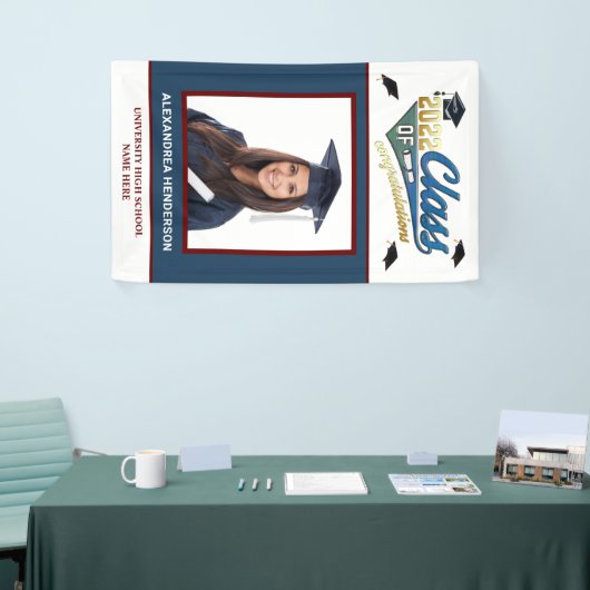 Afstuderen Afstuderen de Klasse de Gefeliciteerd F Spandoek (Beurs)