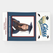 Afstuderen Afstuderen de Klasse de Gefeliciteerd F Spandoek (Horizontaal)