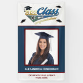 Afstuderen Afstuderen de Klasse de Gefeliciteerd F Spandoek (Verticaal)