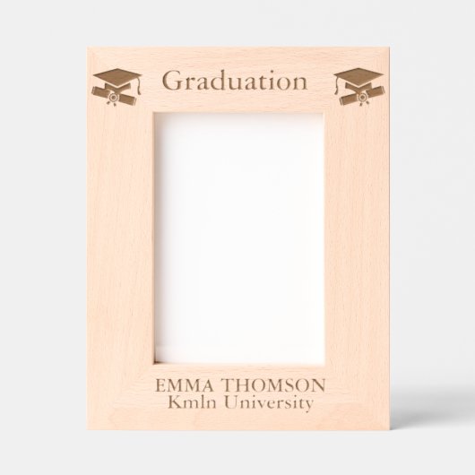 Afstuderen Afstuderen diploma Gegraveerde Lijstjes (Voorkant)