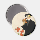 Afstuderen, Afstuderen een boek lezen Magneet (Voorkant / Achterkant)