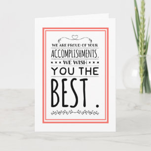 Afstuderen Afstuderen felicitaties Senior Class Kaart