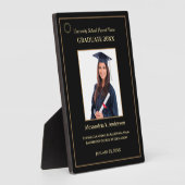 Afstuderen Afstuderen Foto Gold Logo Modern Award Fotoplaat (Zijkant)