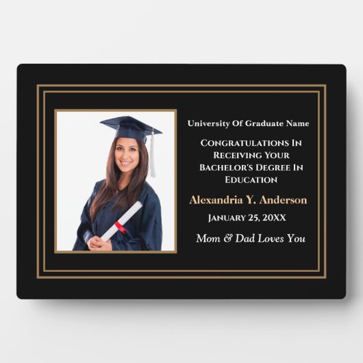 Afstuderen Afstuderen Foto School Award - Aangepas Fotoplaat (voorkant)