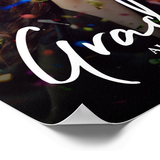 Afstuderen Afstuderen Foto Typografie Poster V2 (Hoek)