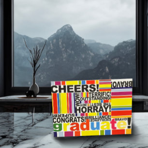 Afstuderen Afstuderen Gefeliciteerd Afstudeerder Kaart